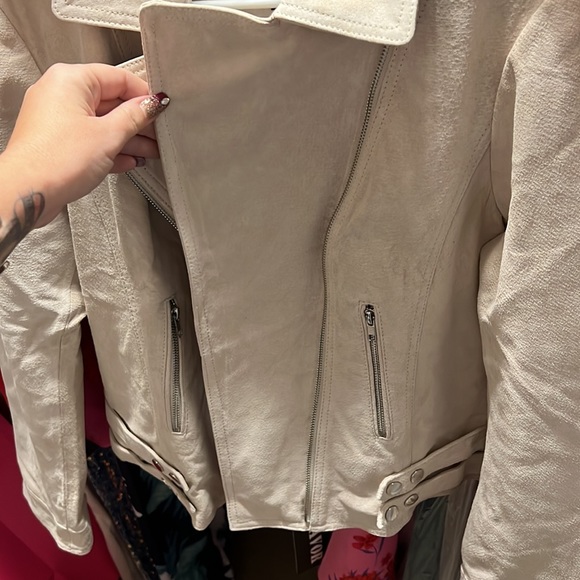 Genuine Suede Moto Jacket - Picture 2 of 9